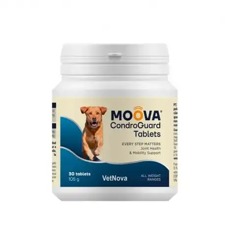 Vetnova Moova CondroGuard Tablets Suplemento Condroprotector para Perros en Comprimidos, 30u. - VetNova - Comparador de precios