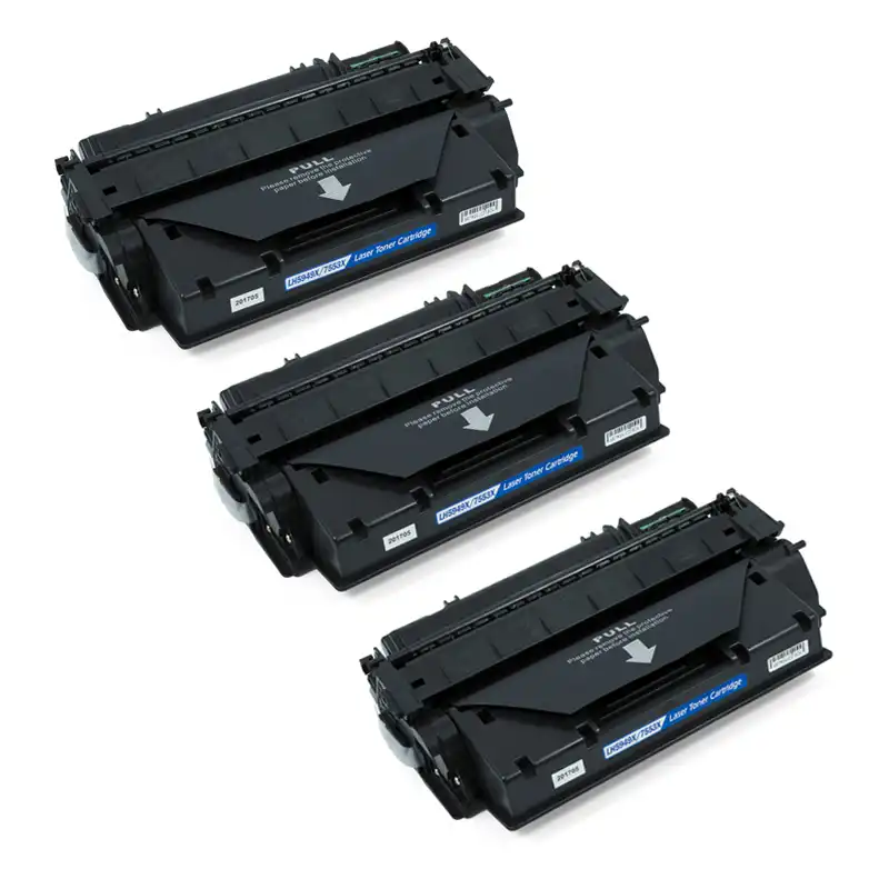 Zipzap Tóners Compatibles HP Q5949X/Q7553X Negro Pack 3