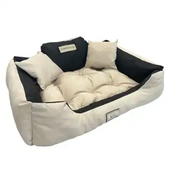 Cama Para Perros Y Gatos 55 X 45 Beige Kingdog Tamaño S