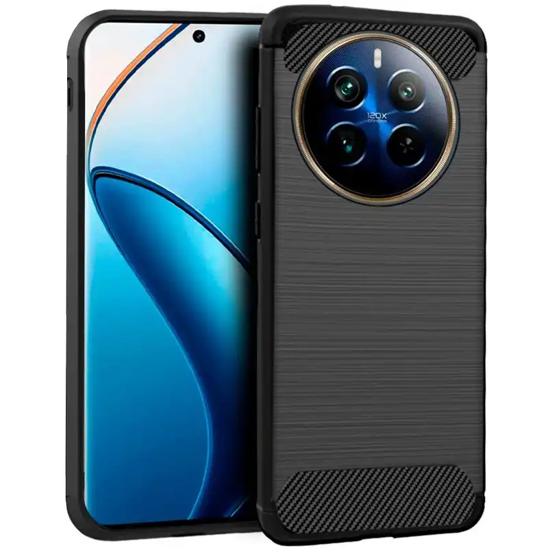 Cool Carcasa Carbón Negro para Realme 12 Pro 5G / 12 Pro Plus 5G