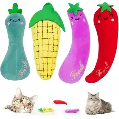 IntiMeg  hierba gatera, 4 piezas juguete gatos, juguete vegetal - Artículo 4 - IntiMeg - Comparador de precios