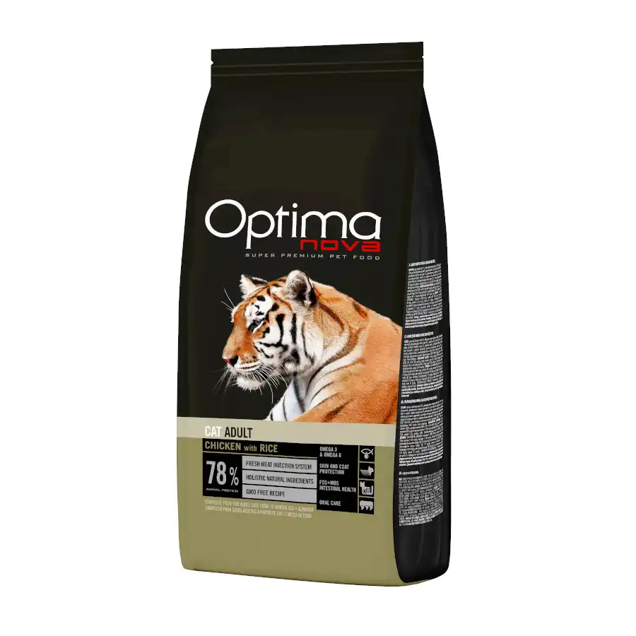 Optima Nova Adult Pollo y Arroz pienso para gatos 2 kg - Optimanova - Comparador de precios