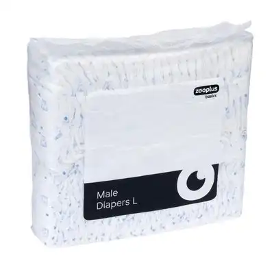 Pañales zooplus Basics para perros machos - Talla L: 57 - 72 cm, 50 unidades - Zooplus Basics - Comparador de precios