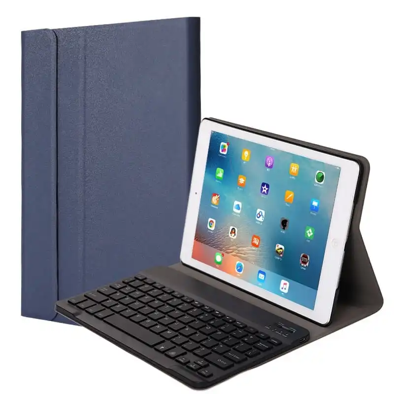 Royal Bailey FT1130B Funda con Teclado Bluetooth para iPad Air 10.9" 2020/ Pro 11" 2021/20/18 Azul