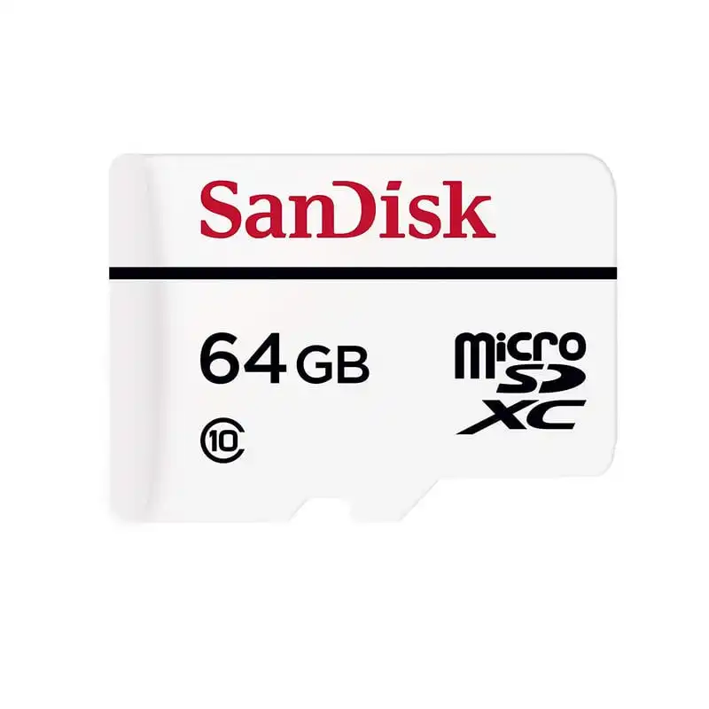 SanDisk High Endurance MicroSDXC 64GB Clase 10 + Adaptador SD
