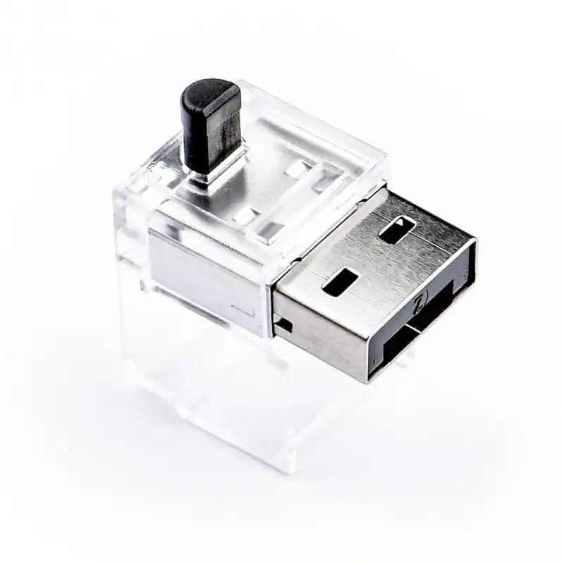 Smart Keeper Pack 12 Fijaciones de Cable Ethernet en Puerto Negro