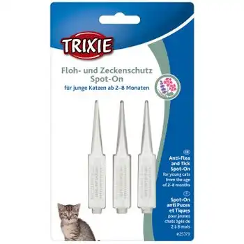 Trixie Spot On Repelente Antipulgas Y Garrapatas 3 X 0,6 Ml