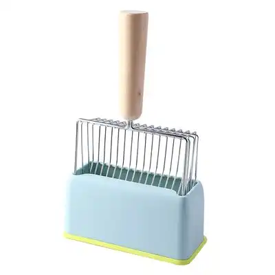 UAMLY Pala para arena de gato con base de mango largo - azul - Uamly - Comparador de precios