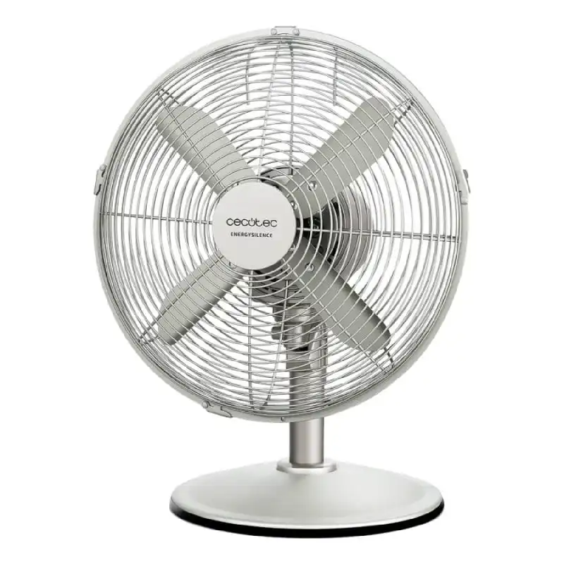 Cecotec EnergySilence 610 SteelDesk Ventilador de Sobremesa 40W Acero