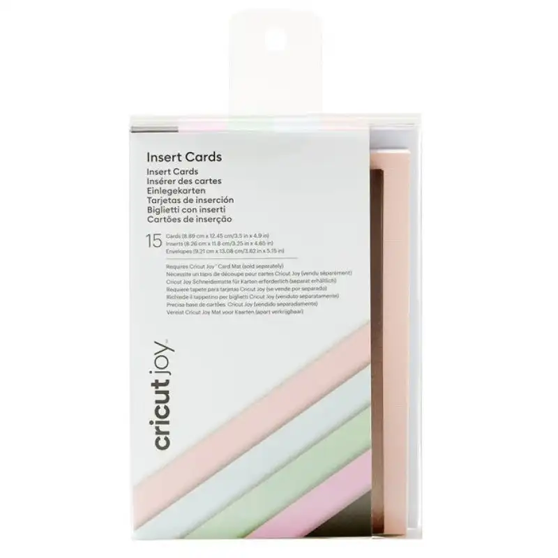 Cricut Joy Macarons A1 Tarjeta de Inserción 15 Unidades