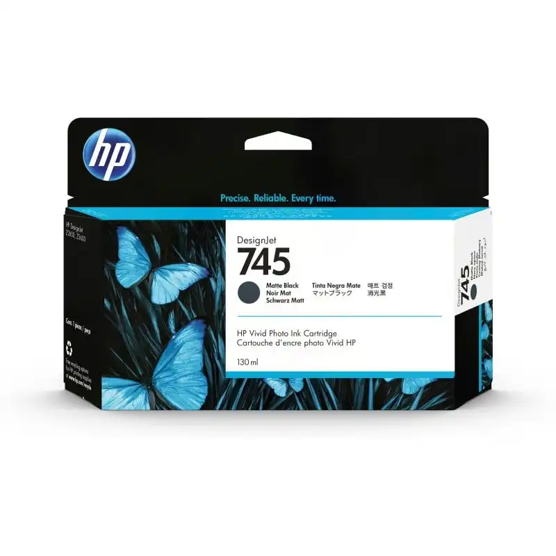 HP 745 Cartucho de Tinta Original Negro Mate