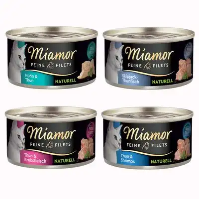 Miamor Feine Filets Naturelle 12 x 80 g - Pack de prueba - Pack mixto I - Miamor - Comparador de precios