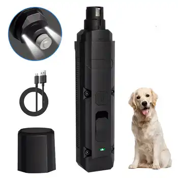 Molinillo De Garras Eléctrico Silencioso Para Perros Black