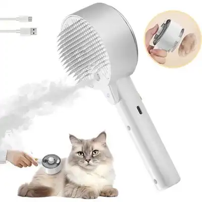 Pawffee Cepillo de vapor 4 en 1 para gatos, masaje y desenredante - 1 pieza - Pawffee - Comparador de precios