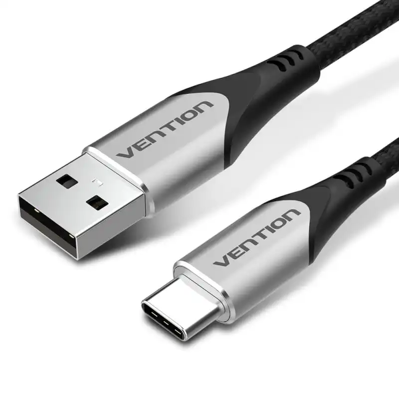 Vention Cable USB-C a USB 2.0 Macho/Macho 3A 25cm Gris