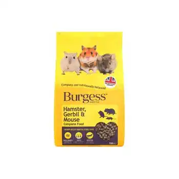 Burgess Comida Para Gerbo, Hamster Y Ratón Complet - 750gr