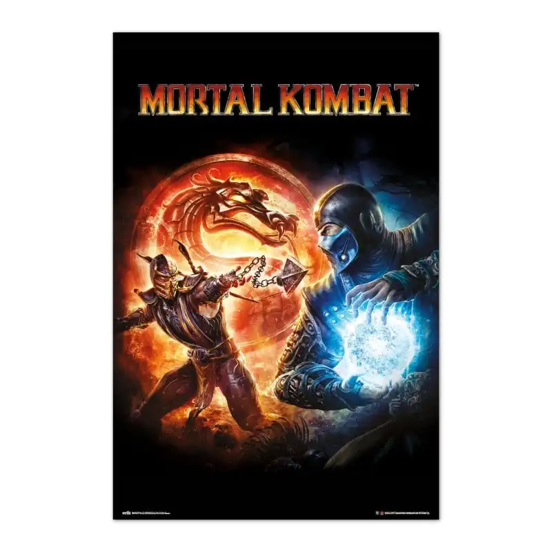 Erik Maxi Poster Mortal Kombat 9 Videojuego 91.5x61cm