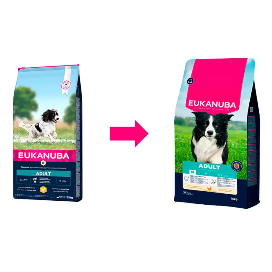 Eukanuba Adult Medium Pollo pienso para perros - 3 kg - Eukanuba - Comparador de precios