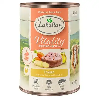 Lukullus Vitality Digestión comida húmeda para perros - 6 x 400 g - Lukullus - Comparador de precios