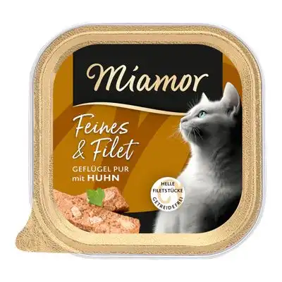 Miamor Feines & Filet 16 x 100 g - Ave pura y pollo - Miamor - Comparador de precios