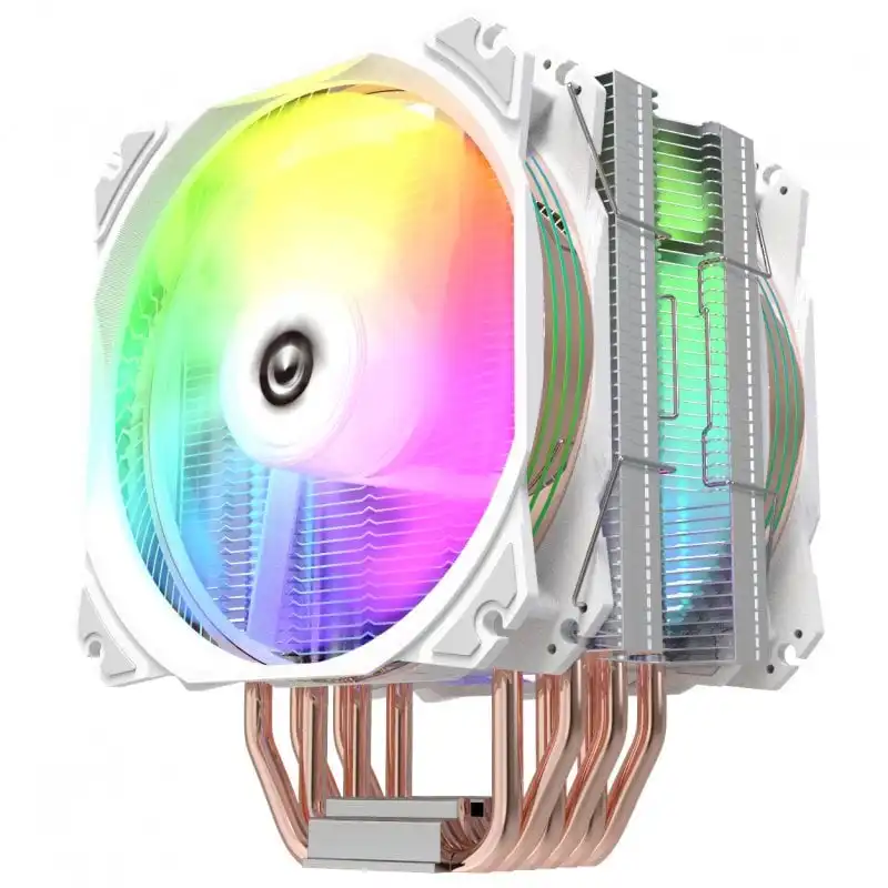 Nfortec SCULPTOR 6Pipes ARGB Ventilador CPU 120mm Blanco