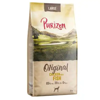 Purizon Large Adult con pollo y pescado para perros, sin cereales - NUEVO: 12 kg - Purizon - Comparador de precios