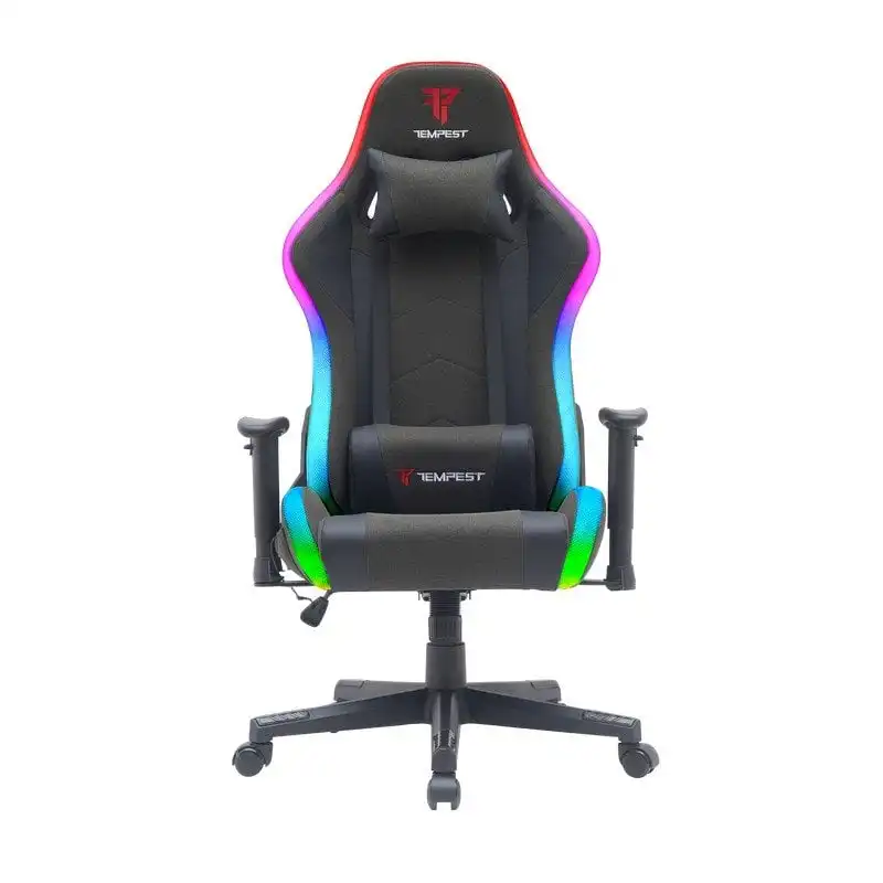 Tempest Glare RGB Silla Gaming Negra Tela Transpirable