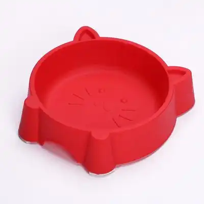 UAMLY Cuencos para mascotas de plástico grueso y resistente - rojo - Uamly - Comparador de precios