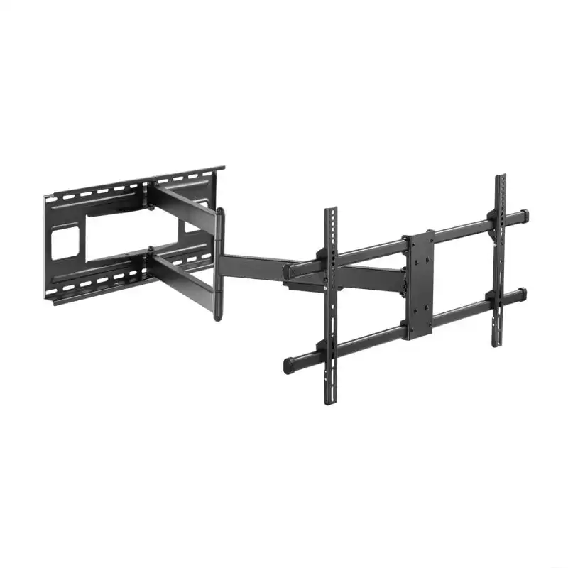 Aisens WT80TSLE-161 Soporte Pro Giratorio, Inclinable y Nivelable para Monitor/TV hasta 50kg de 43-80 Negro