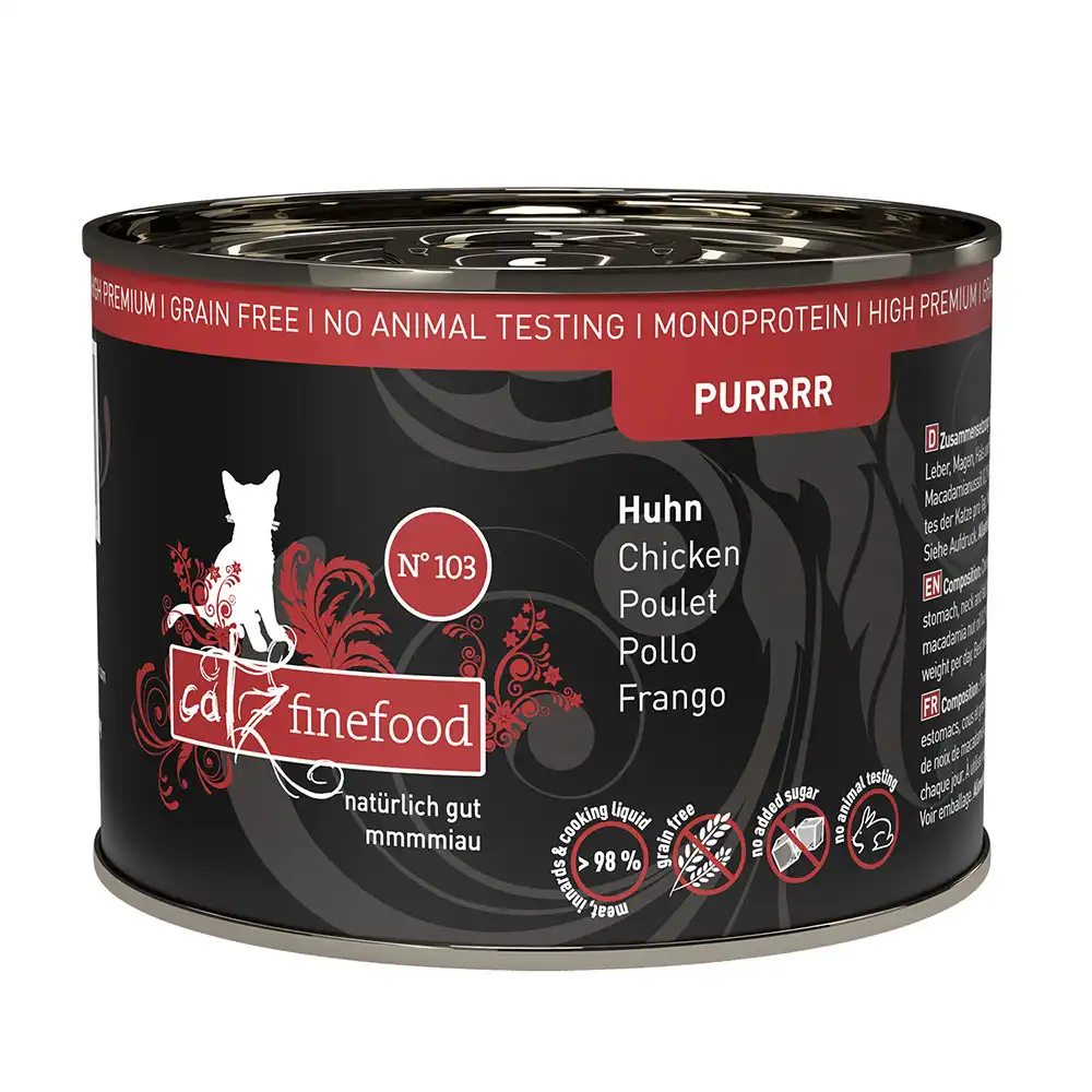 catz finefood Purrrr en latas 6 x 200 / 190 g - Nº 103 Pollo (6 x 200 g)