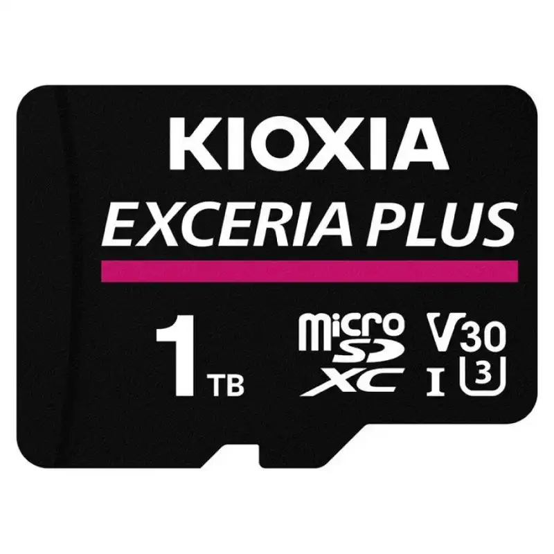Kioxia Exceria Plus MicroSDXC 1TB UHS-I U3 V30 Clase 10 + Adaptador SD