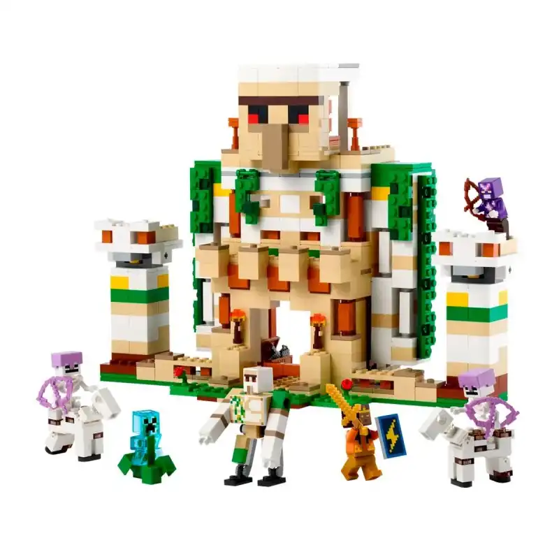 Lego Minecraft Fortaleza del Gólem de Hierro