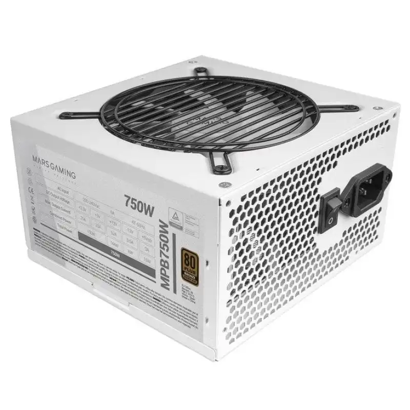Mars Gaming MPB750 750W 80 Plus Bronze Blanca