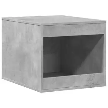 Mueble Arenero De Gatos Madera Gris Hormigón 47x59x42 Cm Vidaxl