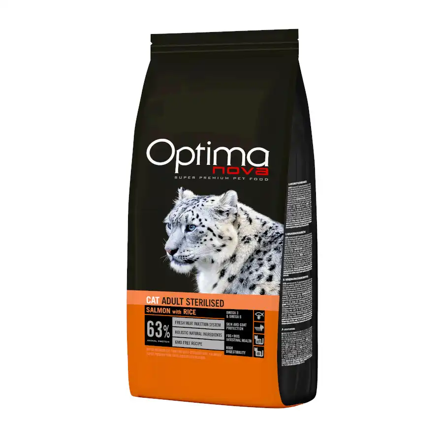 Optima Adult Nova Salmón y Arroz pienso para gatos 2 kg - Optimanova - Comparador de precios