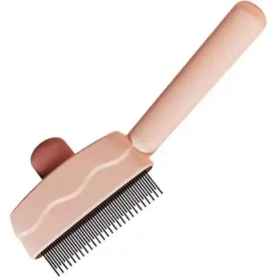 Pawffee Cepillo autolimpiante para perros gatos, masaje elimina pelo, rosa - 1 pieza - Pawffee - Comparador de precios