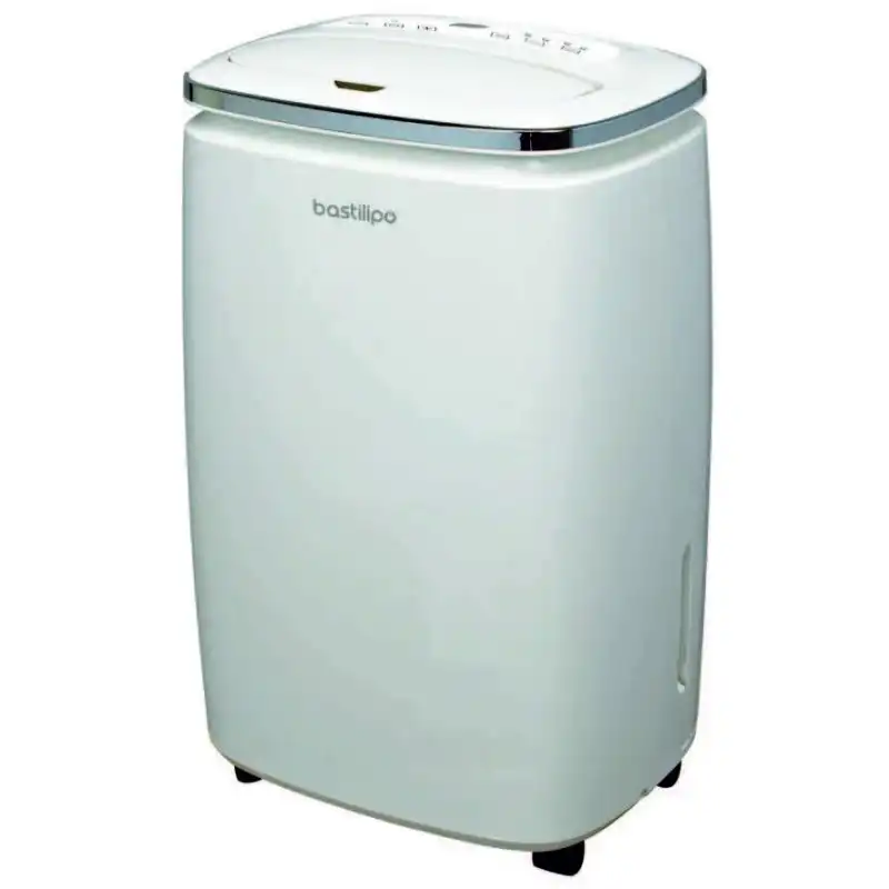 Bastilipo DEH-10-215 Deshumidificador 10 Litros Digital, Silencioso, 3 Litros , Drenaje Continuo