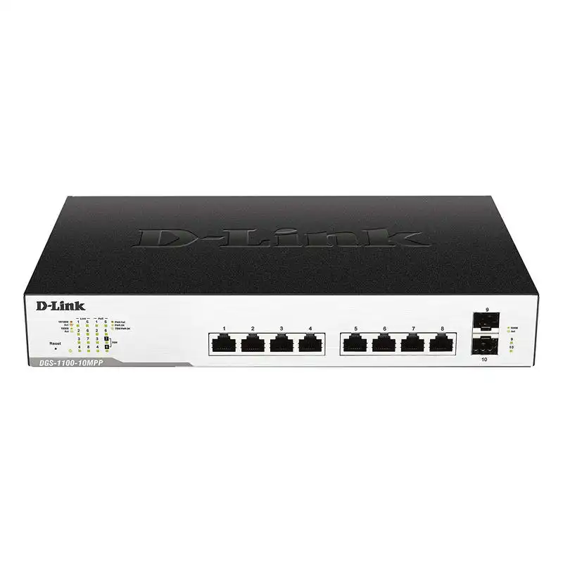 D-Link DGS-1100-10MP Switch 10 Puertos Gigabit