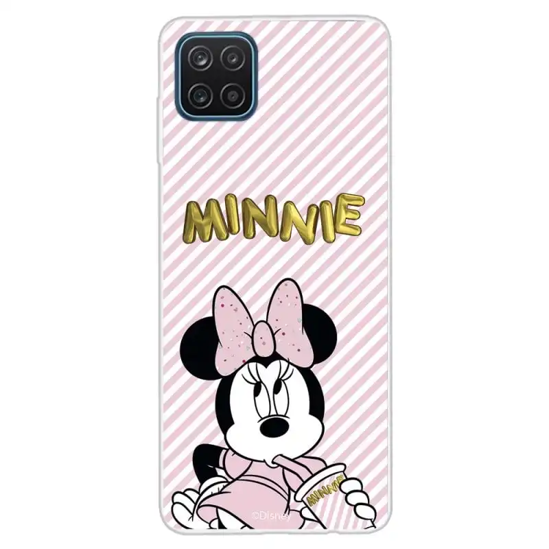 Funda Oficial Clásicos de Disney Minnie Cold Balloon para Samsung Galaxy A12
