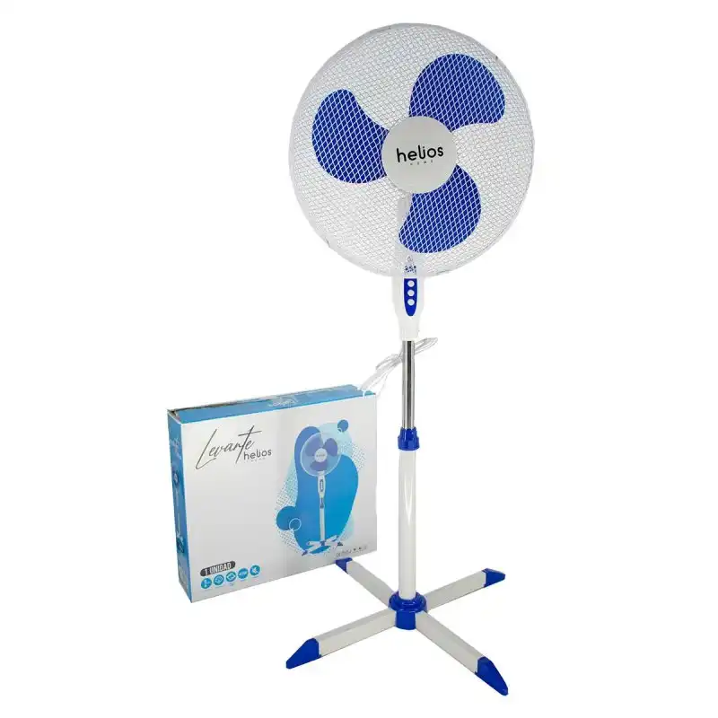 Helios Levante FS-40-A2 Ventilador de Pie 45W 125cm Blanco