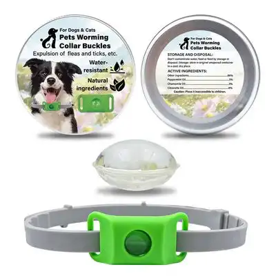 IntiMeg Collar antipulgas para perros, contiene dos cápsulas - 2 cápsulas + 1 collar - IntiMeg - Comparador de precios