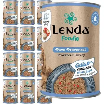 Lenda Foodie Pavo Provenzal para Perros - 12 x 380 g - Lenda - Comparador de precios