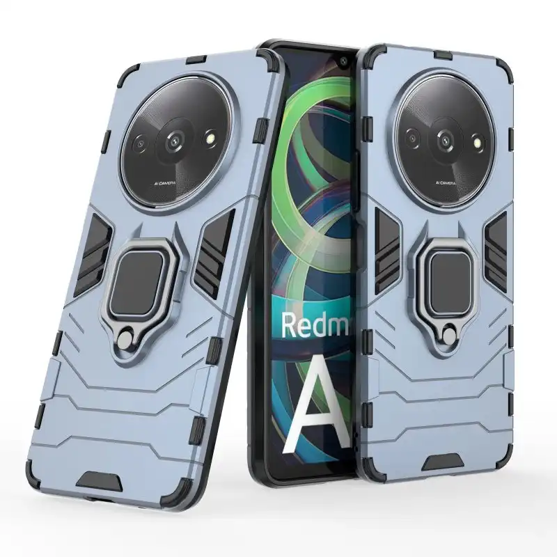 Max Power Digital Funda Magnética con Anillo Azul para Móvil Xiaomi Redmi A3