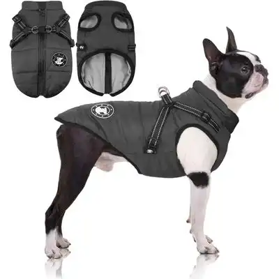 MCBOSON Abrigo impermeable de invierno para perros con arnés. - Una pieza - Mcboson - Comparador de precios