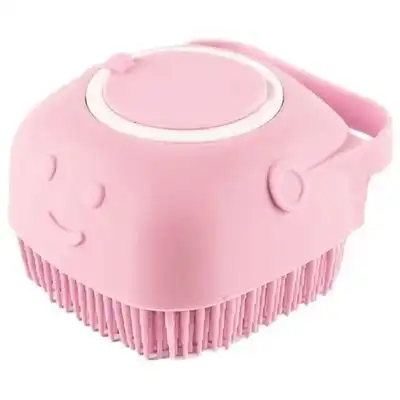 Pawffee Cepillo rosa con depósito de baño y masaje para perros - 1 pieza - Pawffee - Comparador de precios