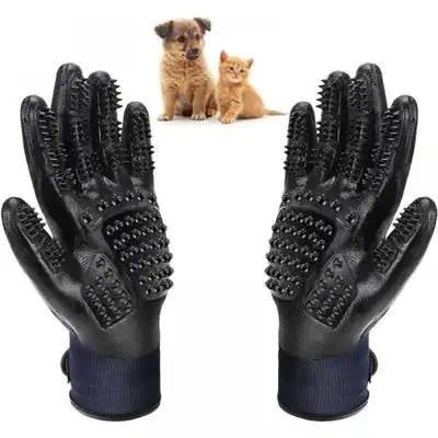 Pawffee Guante de aseo para perros y gatos, peine de masaje, pelo corto - 1 pieza - Pawffee - Comparador de precios