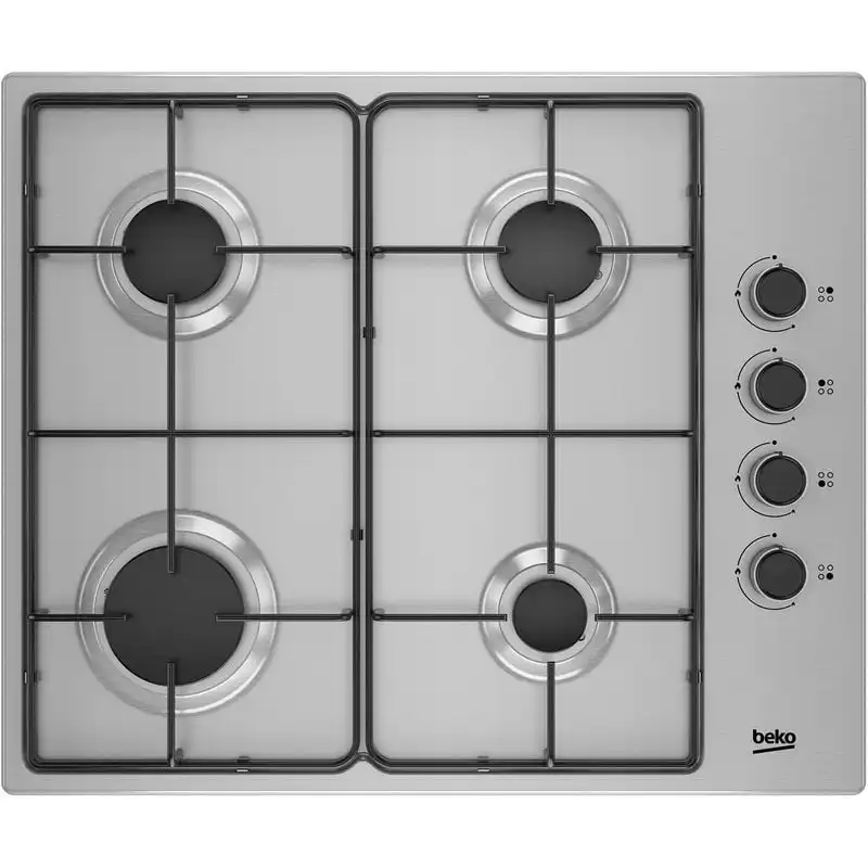 Placa gas BEKO HIGG 64103 SXN 4Z (Gas Natural)