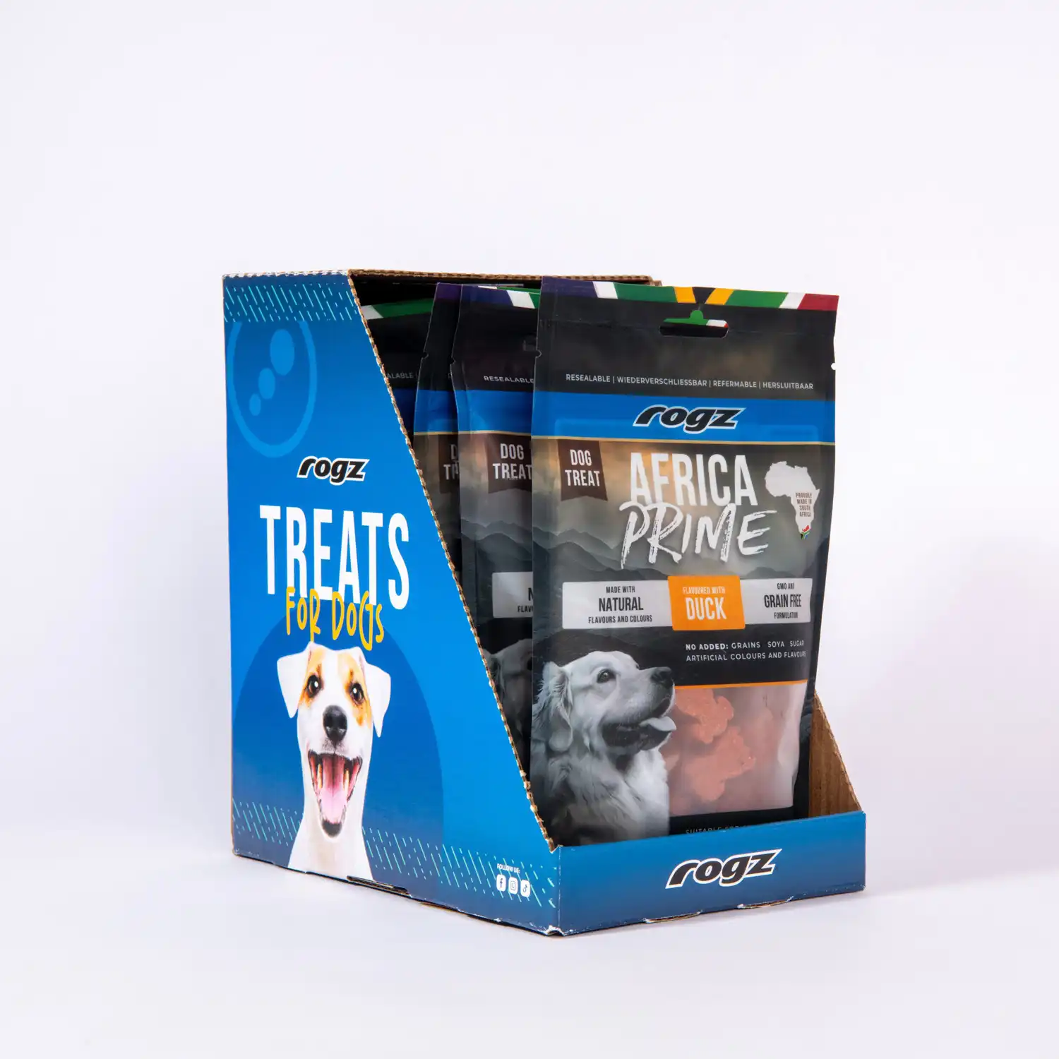 Rogz Snack Semihúmedo Pato para Perros - 600 g - Rogz - Comparador de precios
