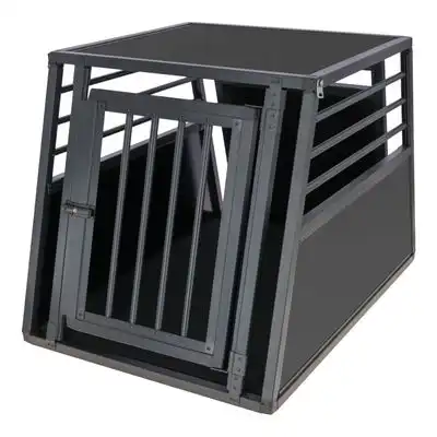 Transportín Kerbl Pet Vacation de aluminio, grafito - 65 x 92 x 65,5 cm (An x Prof x Al) - Kerbl Pet - Comparador de precios