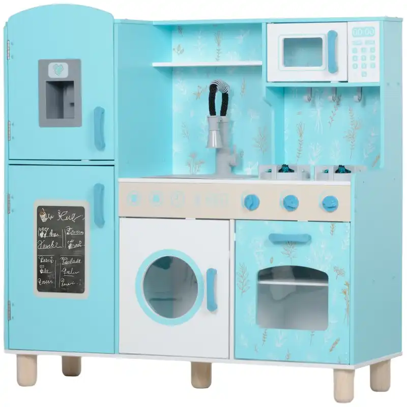 Aiyaplay Cocina de  para Niños +3 Años con Luz y Sonido Azul